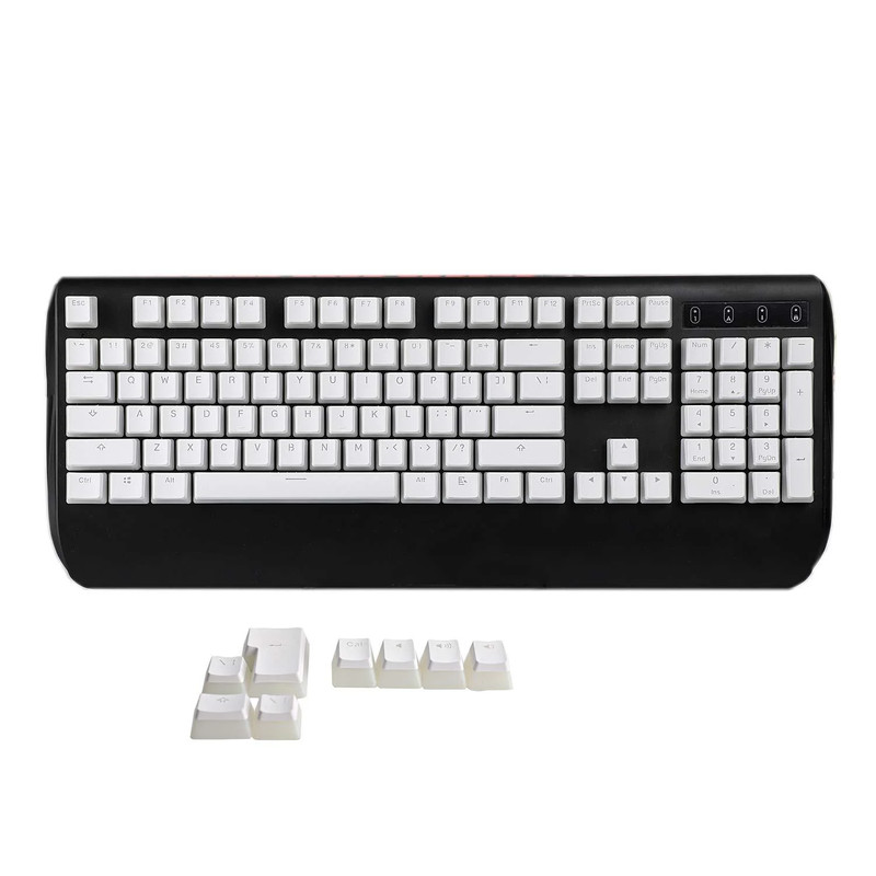 108 Key Cherry MX Keycaps - White - أكسسوار لوحة مفاتيح